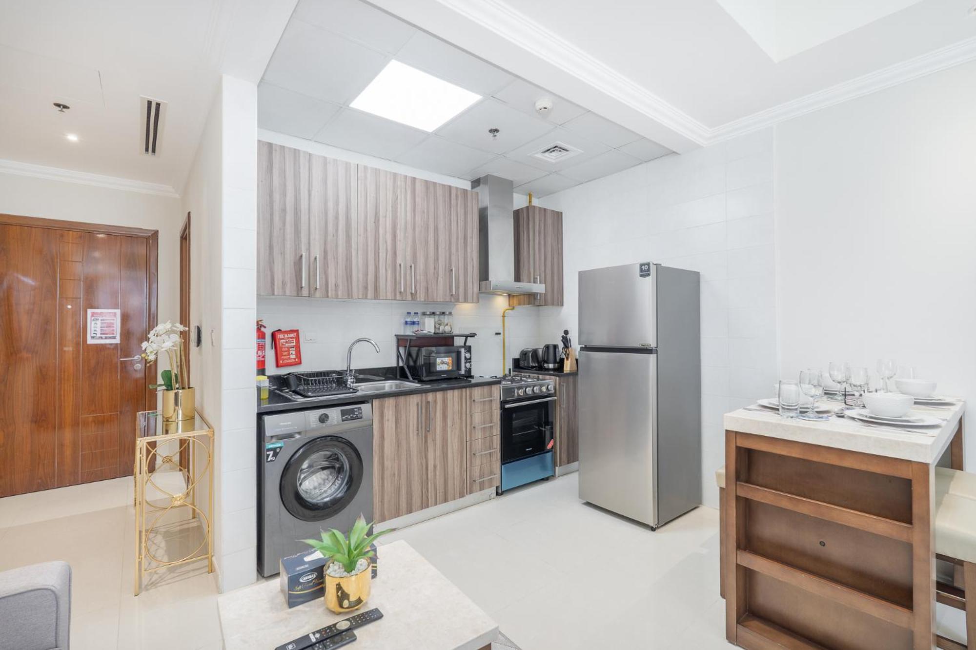 Heaven Crest Vacation Homes Downtown - Studio And 1 Bedroom Suites 2 Minute Walk To Dubai Mall And Burj Khalifa מראה חיצוני תמונה