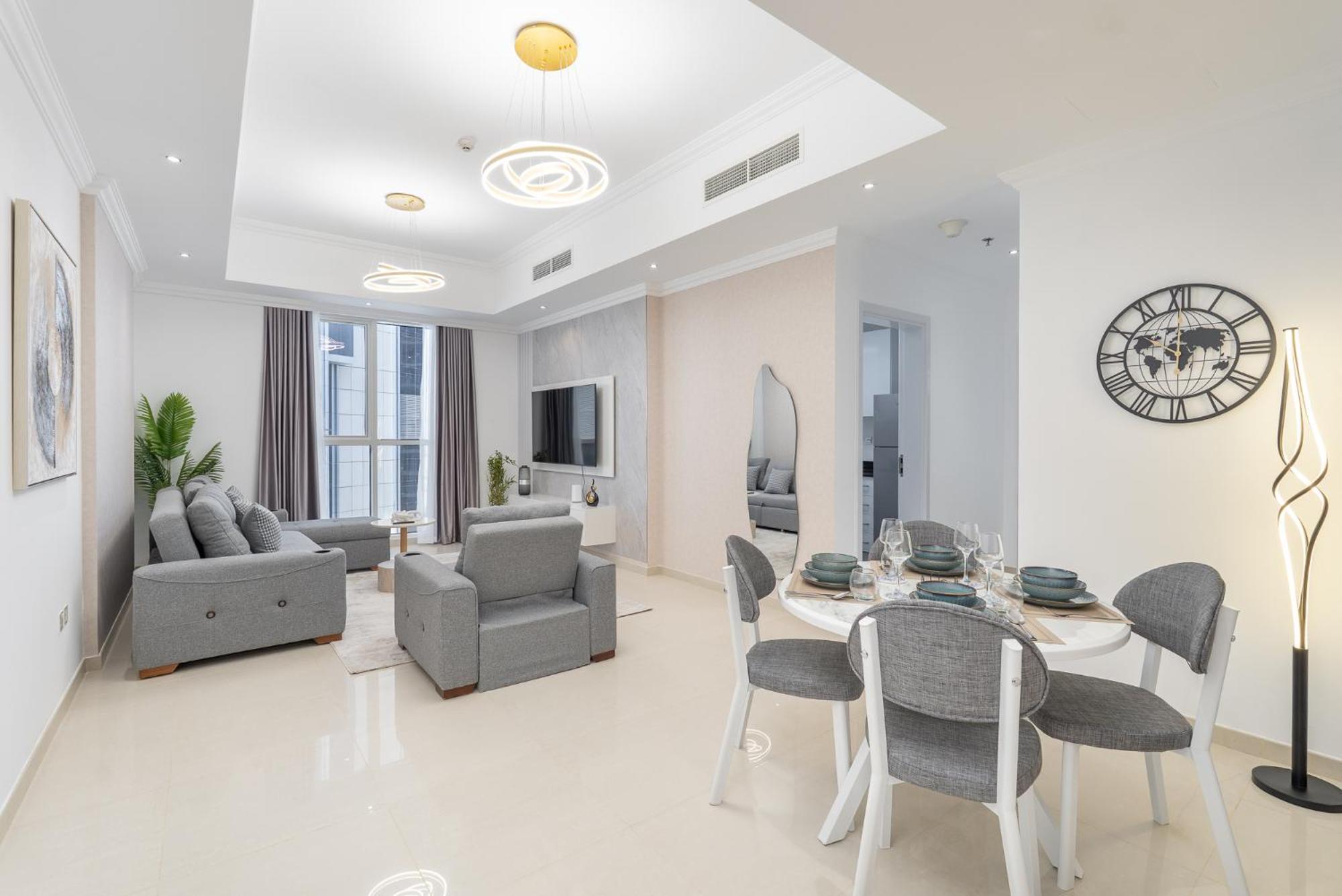 Heaven Crest Vacation Homes Downtown - Studio And 1 Bedroom Suites 2 Minute Walk To Dubai Mall And Burj Khalifa מראה חיצוני תמונה