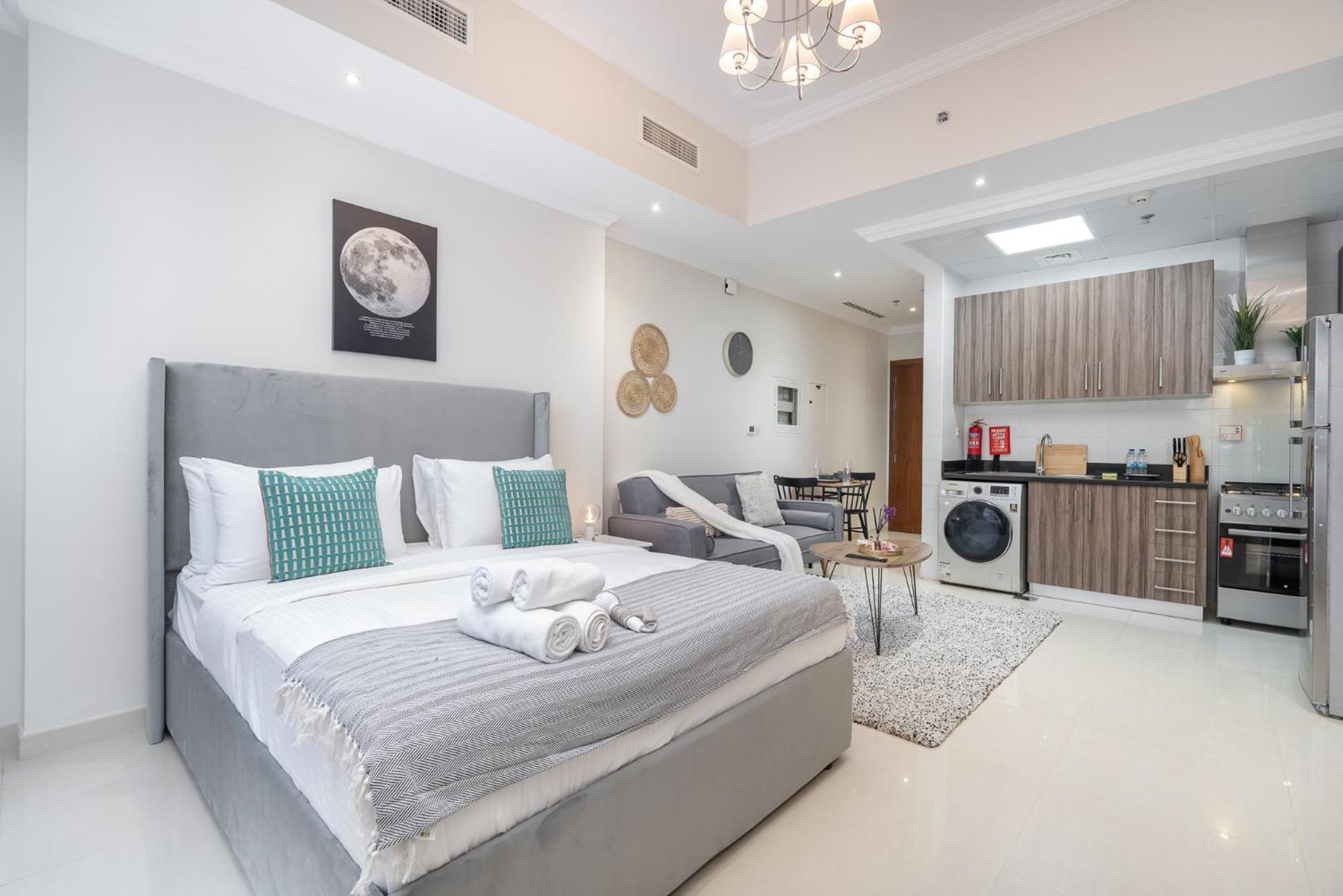 Heaven Crest Vacation Homes Downtown - Studio And 1 Bedroom Suites 2 Minute Walk To Dubai Mall And Burj Khalifa מראה חיצוני תמונה